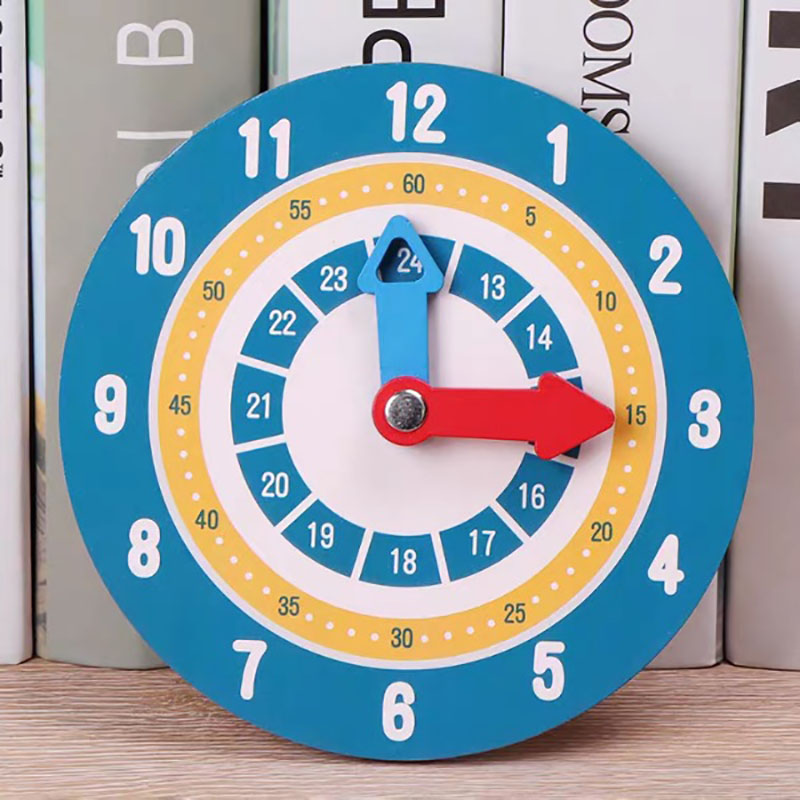 Kids Educational Watch - Montessori Chất Liệu Đồng Hồ Bằng