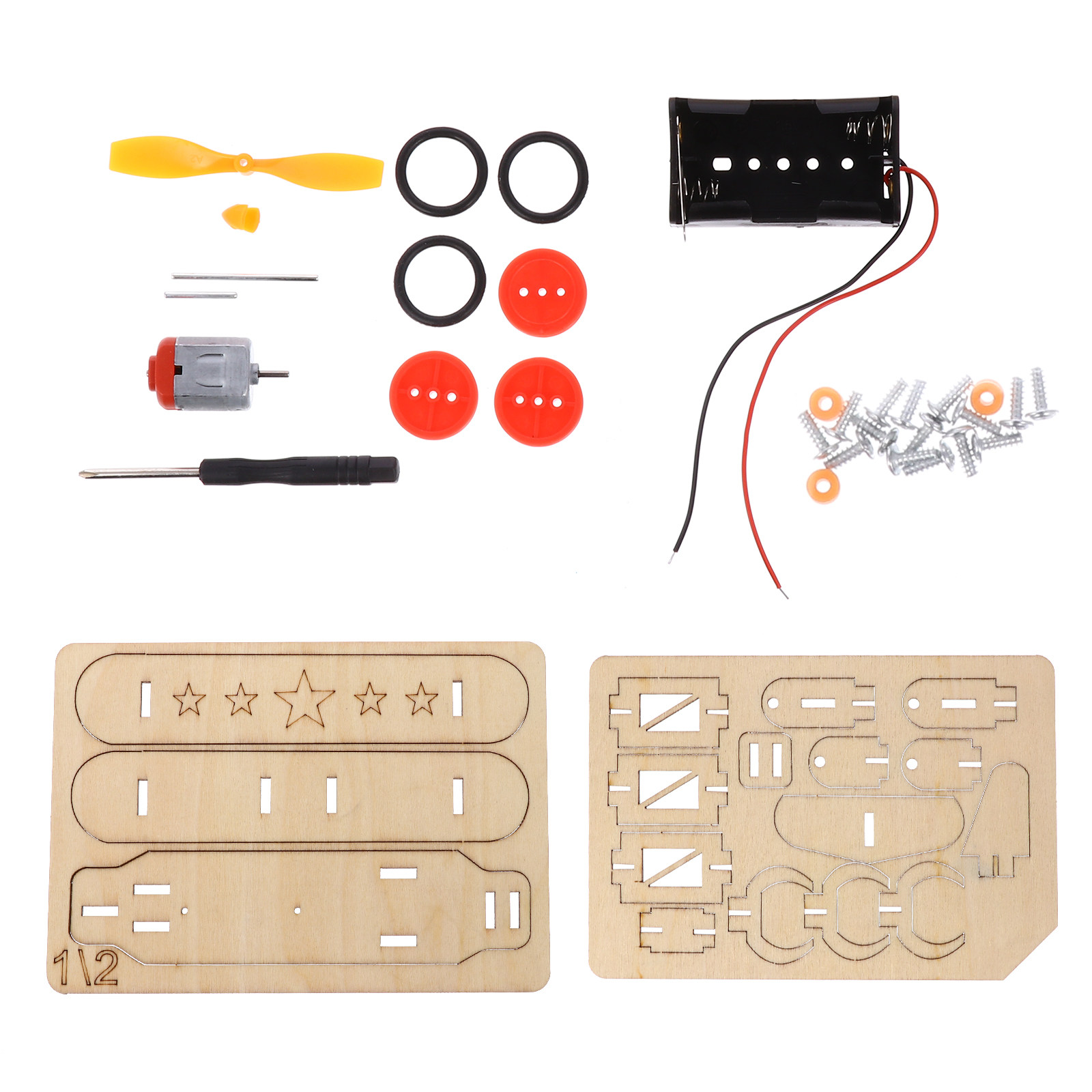 Kids Education Activities - 1Set Wooden DIY Glide Aircraft Kit