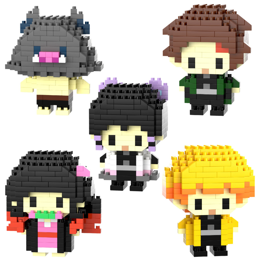 Kids Education In Japan - Q-Style Demon Slayer Anime Micro Building