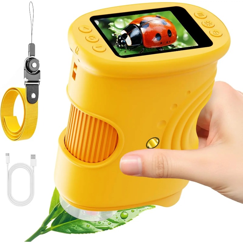 Kids Definition Of Education - Digital Microscope for Kids 1000X Handheld