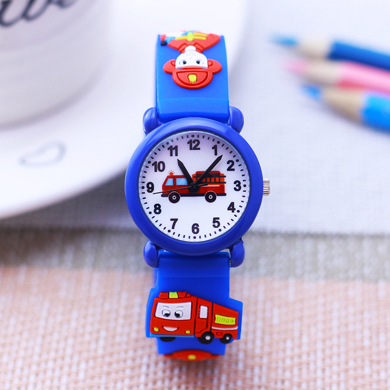Kids Educational Watch - 2026 Hot Sales 3D Cartoon Firemen