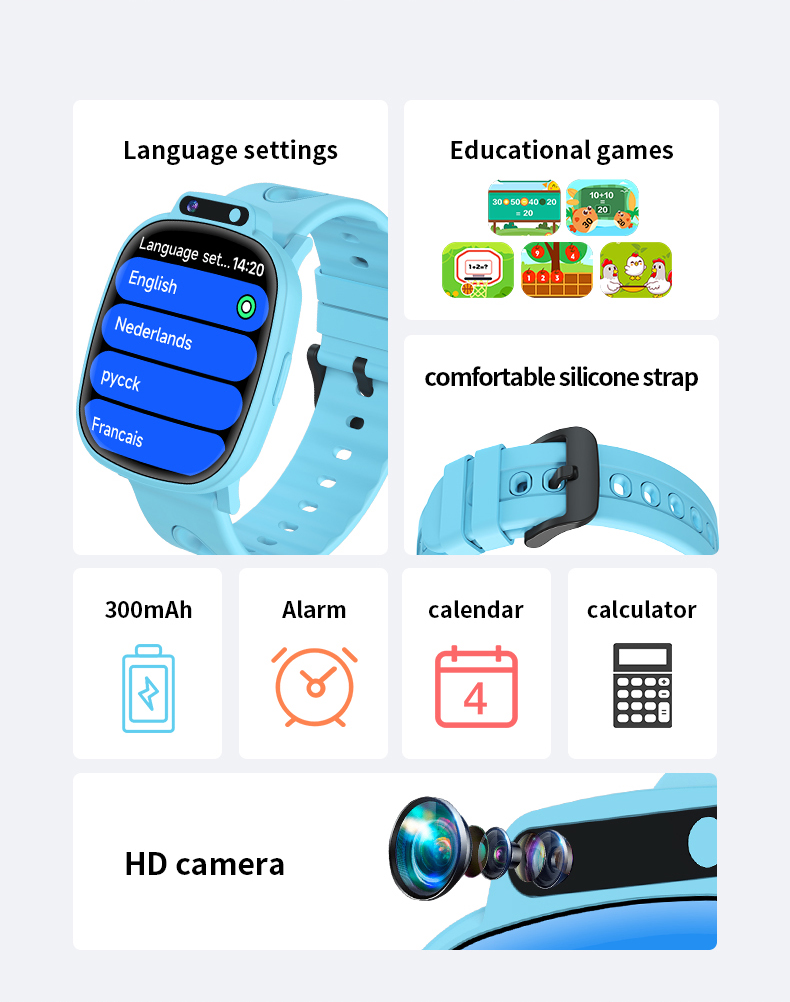 H10 New Kids Game Smartwatch W - đánh giá và giá Kids Educational Watch