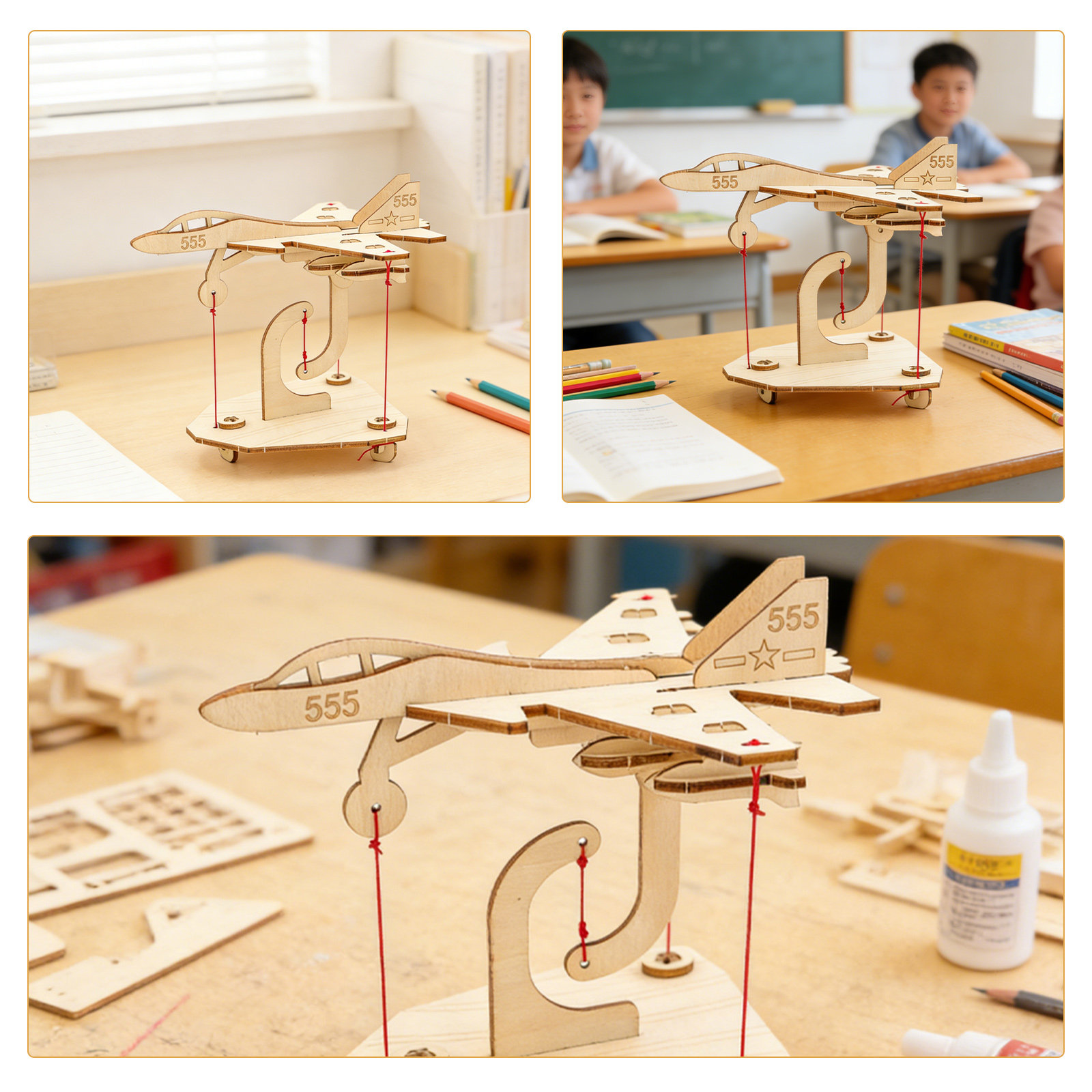 2Sets Tensegrity Aircraft Kit  - đánh giá và giá Kids Education Activities