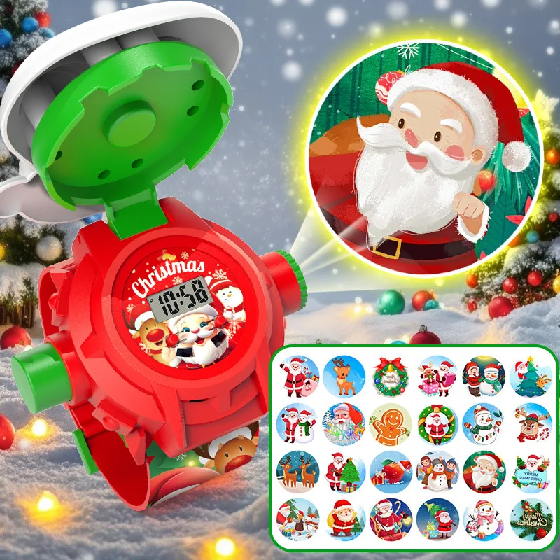 Christmas Projection Watch Chi - đánh giá và giá Kids Educational Watch