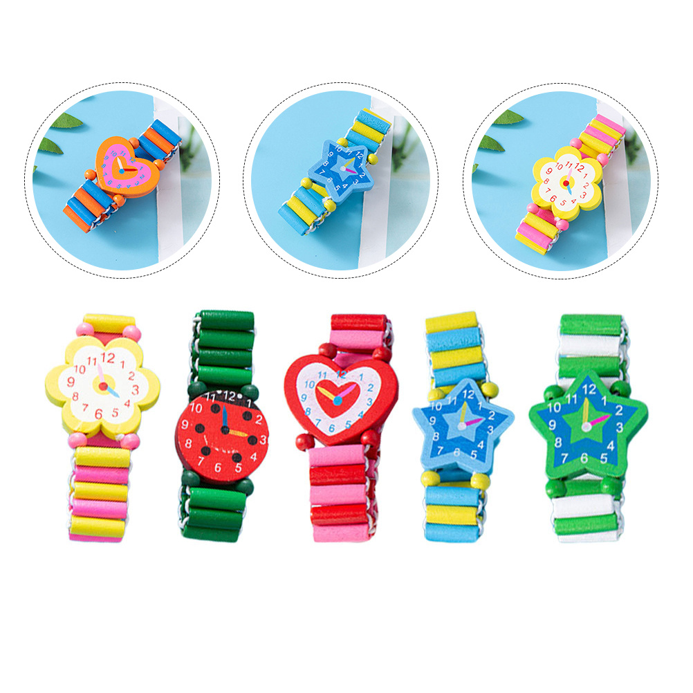 5pcs Children Colorful Bracele - đánh giá và giá Kids Educational Watch