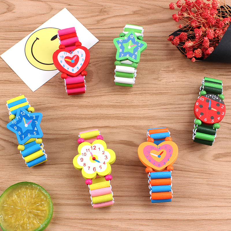 3 Cái/lốc Gỗ Đồng Hồ Nữ Đẹp Ho - đánh giá và giá Kids Educational Watch