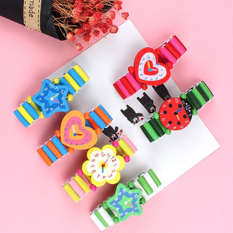 3 Cái/lốc Gỗ Đồng Hồ Nữ Đẹp Ho - đánh giá và giá Kids Educational Watch
