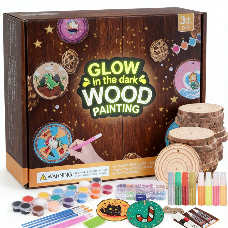 Kids Glow in Dark Wood Paintin - đánh giá và giá Kids Education Activities