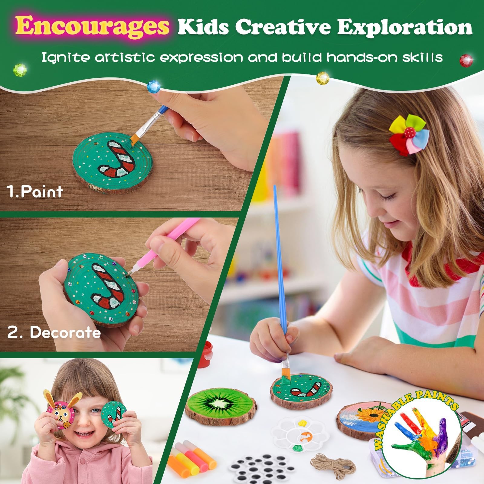 Kids Glow in Dark Wood Paintin - đánh giá và giá Kids Education Activities