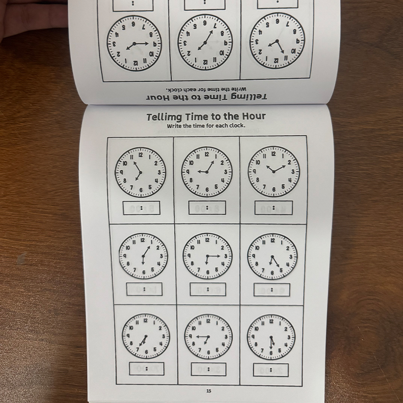 Telling Time Workbook for Kids - đánh giá và giá Kids Education Activities