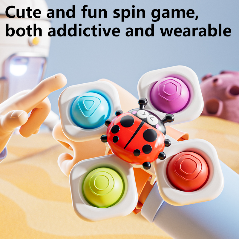 3pcs/Set Suction Cup Spinning  - đánh giá và giá Kids Educational Watch